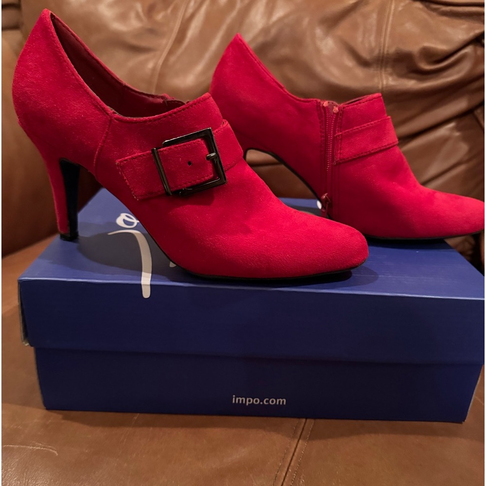 Impo shoes red booties